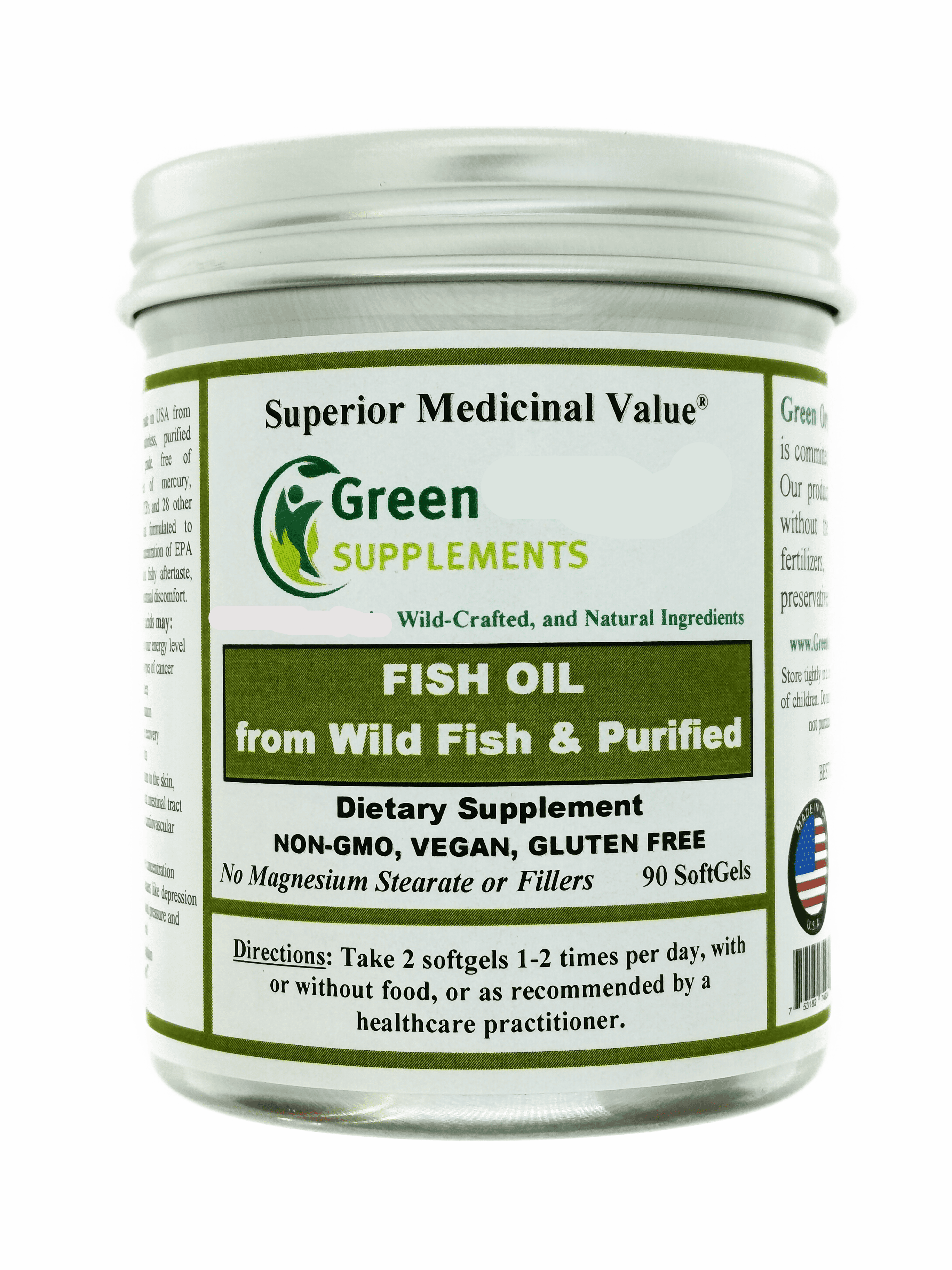 Fish Oil From Wild Fish, Omega 3